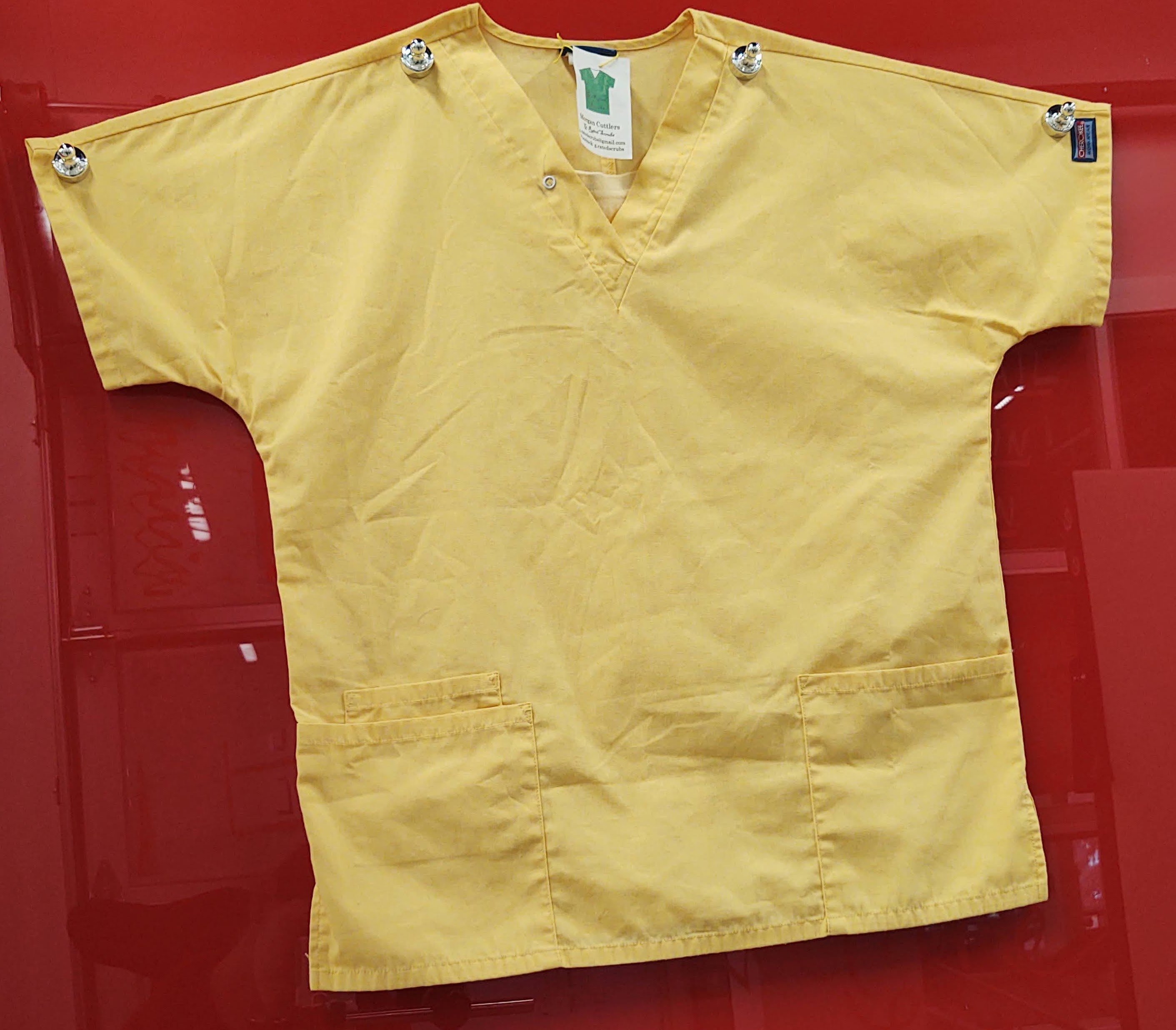 Yellow Scrub Top